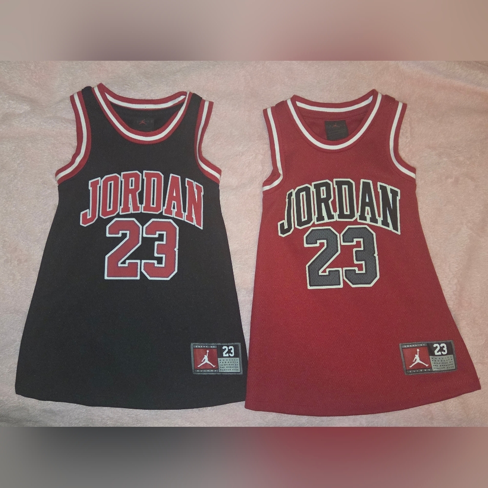 Jordan Kids' Black and Red Jersey Set